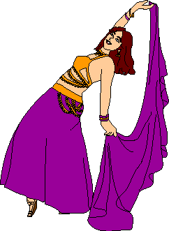 Artwork By Shira, Of A Dancer With A Veil